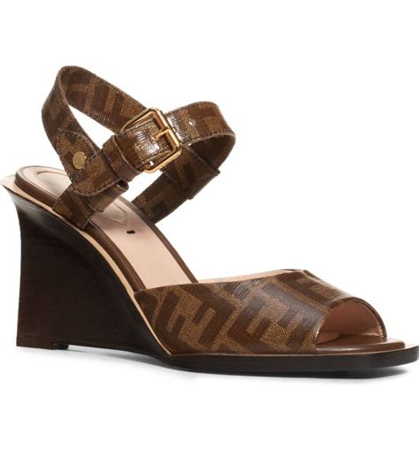 fendi wedge|fendi sandals flat woman.